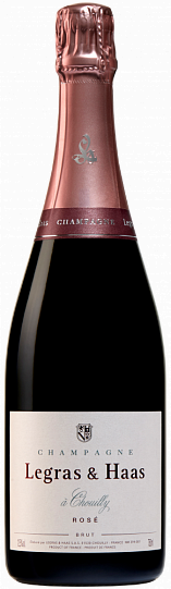 Игристое вино Legras & Haas Rosé Brut Champagne AOC Легра & Хаас Р