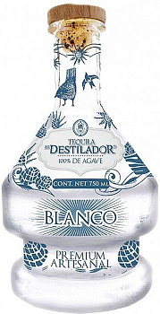 Текила  Destileria Santa Lucia El Destilador Premium  Blanco 750 мл