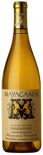 Вино   Mayacamas Chardonnay  Майякамос Шардоне  2019 750 мл 