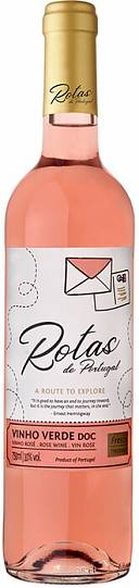 Вино Rotas da Portugal   Rose  Vinho Verde DOC  Ротас да Португал  Ро