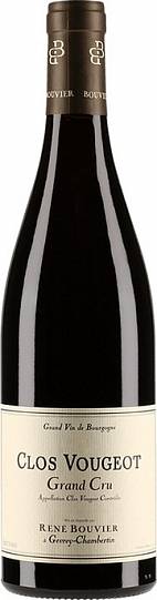 Вино Domaine Rene Bouvier Clos Vougeot Grand Cru AOC   2012 750 мл 