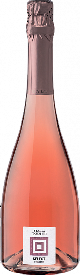 Вино игристое "Chateau Tamagne" Select Rose Brut  750 мл