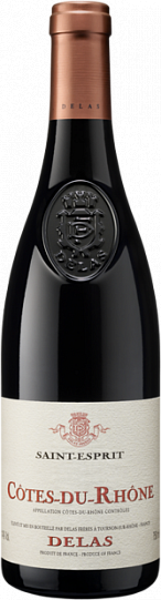 Вино Delas Côtes du Rhône Saint-Esprit red  2018 750 мл