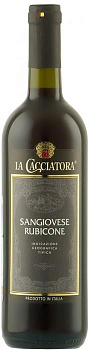 Вино La Cacciatora Sangiovese Rubicone IGT Ля Каччиатора Санджовезе Рубиконе 750 мл