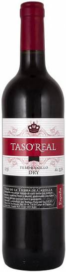 Вино красное сухое "Taso Real" Tempranillo, "Тасо Ре