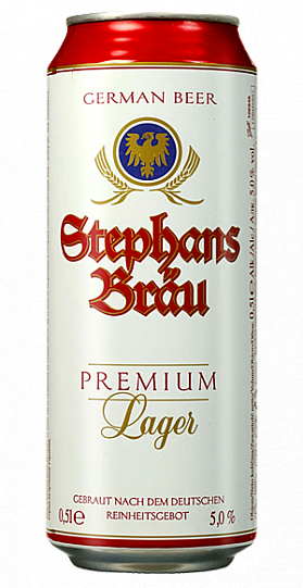 Пиво Stephans Brau Lager 500 мл
