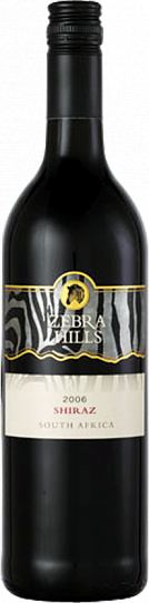 Вино Perdeberg Zebra Hills Shiraz Зебра Хиллс Шираз 750 мл