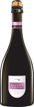 Игристое вино Фанагория Alveus Ultra Cuvee    Альвеус Ультра Кюве розовое  экстра брют  2022  750 мл  12%