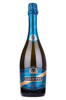 Игристое вино  Lavetti Spumante Brut  750 мл