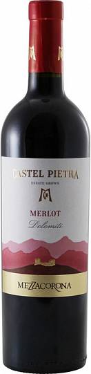Вино Mezzacorona Castel Pietra Merlot Dolomiti IGT Кастель Пьетра Мер