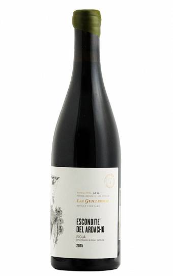 Вино  Tentenublo  Escondite del Ardacho Las Guillermas  Rioja  2016  750 мл