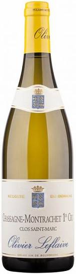 Вино Chassagne-Montrachet 1er Cru AOC  Clos Saint Marc    2019 750 мл