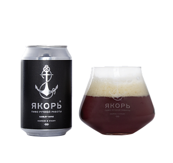 Пиво   Якорь Barley wine Барли Вайн  темное  ж/б  330 мл