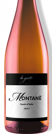 Вино Le Gatte  Montane Rosato  Ле Гатте Монтане  Розато  2020  750