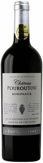 Вино  Chateau Pouroutou Cuvee Eliane  Bordeaux  Шато Пуруту Кюве Эли