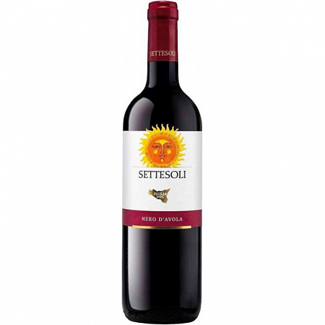 Вино  Settesoli Nero d'Avola  Sicilia DOC  750 мл