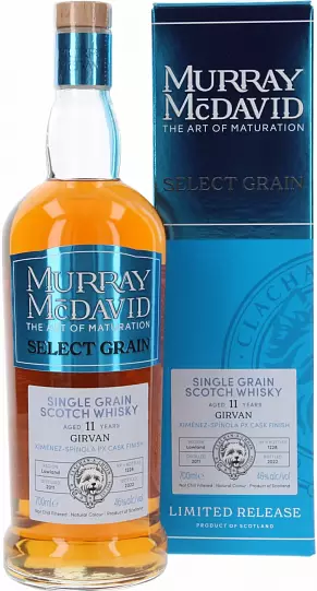 Виски Murray McDavid Select Grain Girvan 11 Years Old gift box 700 мл 46%