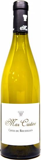 Вино  Mas Cristine Blanc Cotes du Roussillon AOC   2019 750 мл