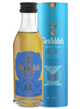 Виски  Glenfiddich  Select Cask  in tube  200 мл 40%
