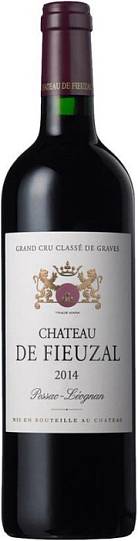 Вино Chateau de Fieuzal Pessac-Leognan AOC Rouge  2014 1500 мл