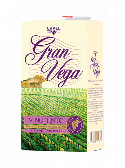 Вино Capel Vinos Gran Vega red dry 1000 мл