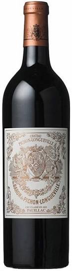 Вино Chateau Pichon Longueville Baron de Pichon Pauillac AOC 2-me Grand Cru  1995 0.75
