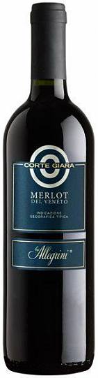 Вино Corte Giara  Merlot del Veneto IGT   2022 750 мл