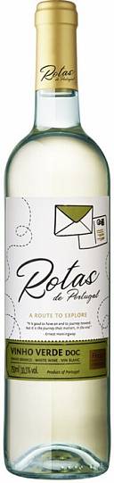 Вино Rotas da Portugal  Branco, Vinho Verde DOC  Ротас да Португал  Б