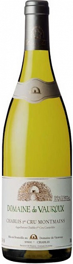 Вино Domaine de Vauroux Chablis Premier Cru  Montmains AOC  2015 750 мл