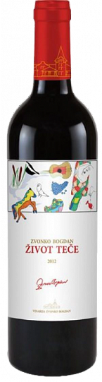 Вино  Zvonko Bogdan  Life Flows  red wine   2020 750 мл