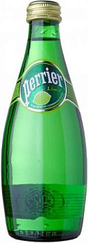 Вода Perrier  Lime  Glass  Перрье  Лайм  в стеклянной бутылке  330 мл