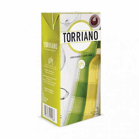 ВИНО  Torriano white dry tetra pak 1000 мл