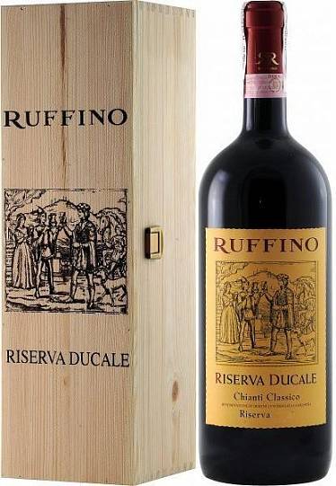 Вино Ruffino Riserva Riserva Ducale Chianti Classico Riserva DOCG in wooden box Руф