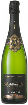 Игристое вино Wolfberger Cremant d'Alsace Pinot Gris  750 мл