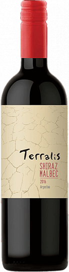 Вино Terralis Shiraz-Malbec  Терралис Шираз-Мальбек 2019 750 мл