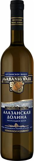 Вино Georgian Wine House  Alazanis Vazi  Alazani Valley White  Алазанис Ваз