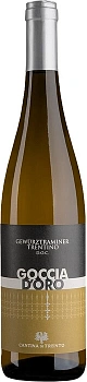 Вино Cantina di Trento Goccia d'Oro Gewurztraminer DOC  2023  750 мл