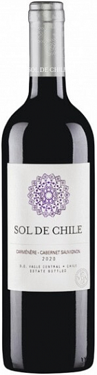 Вино Sol de Chile Carmenere-Cabernet Sauvignon Valle Central DO  Соль де Чил