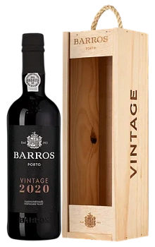 Портвейн Barros  Vintage  2020  gift box  750 мл