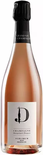  Шампанское Champagne Jacquinet Dumez Sublimum Rose Premier Cru 2018 750 ml