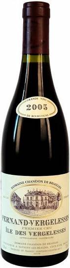 Вино Domaine Chandon de Briailles Pernand-Vergelesses Rouge Premier Cru  Ile de Vergel