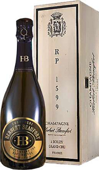 Шампанское Bouzy Grand Cru AOC Herbert Beaufort Reserve Perpetuelle Brut Nature box 750 мл 12%
