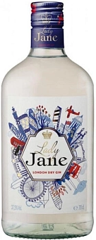 Джин  Lady Jane   London Dry Gin     700 мл  37,5%