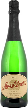 Игристое вино  Cava Mas d'Anoia Brut 750 мл
