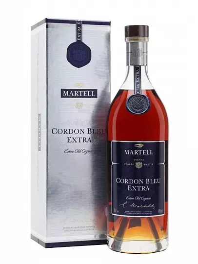 Коньяк Martell  Cordon Bleu  gift box  ( серая упаковка ) 700 мл 40 %