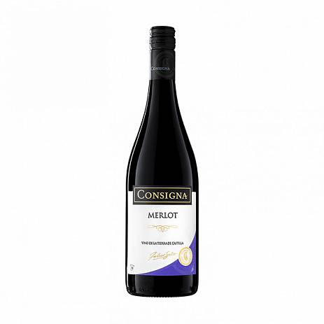 Вино Consigna Merlot Tierra de Castilla  2022 750 мл