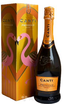 Игристое вино Canti Prosecco  2022  gift box  750 мл