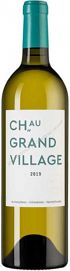 Вино  Chateau Grand Village  Blanc  Bordeaux AOC  Шато Гран Вилляж  Бл