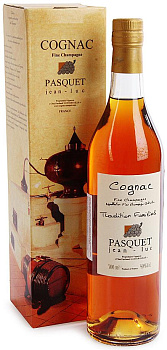 Коньяк Jean-Luc Pasquet Tradition Familiale gift box 700 мл