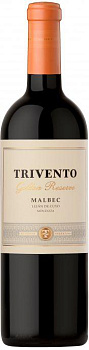 Вино Trivento   Golden Reserve Malbec, Тривенто,  Золотой Резерв Мальбек 2018 750 мл